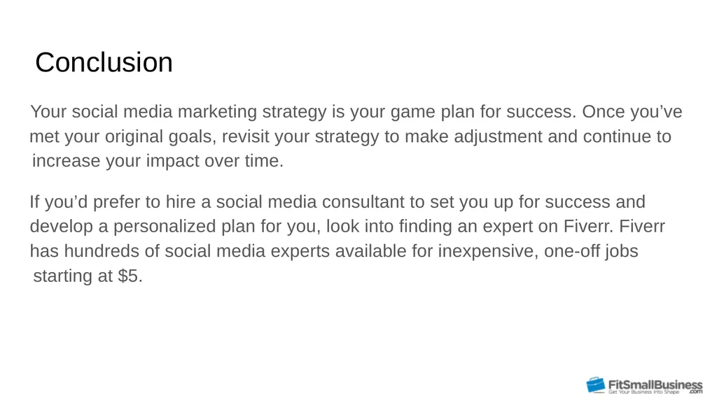 Social Media Marketing Strategy Template 11 Steps - slide 16 of 16