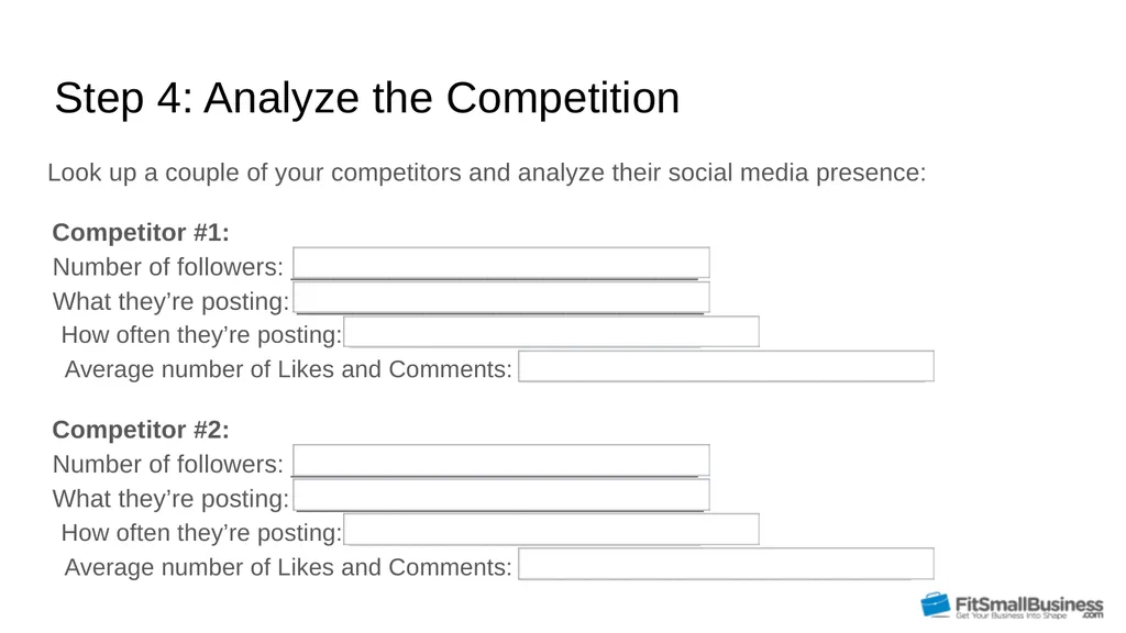 Social Media Marketing Strategy Template 11 Steps - slide 6 of 16