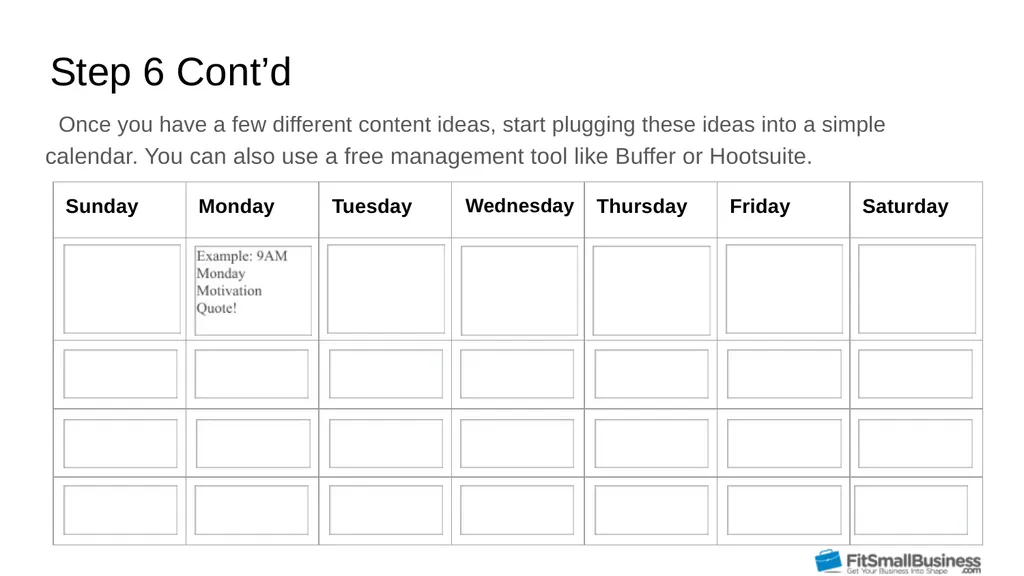 Social Media Marketing Strategy Template 11 Steps - slide 10 of 16