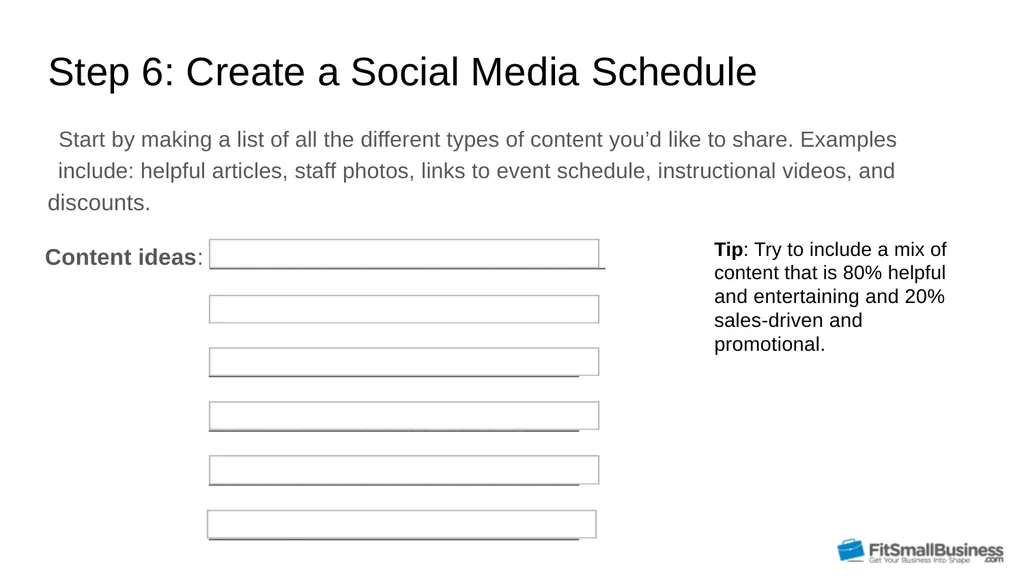 Social Media Marketing Strategy Template 11 Steps - slide 9 of 16