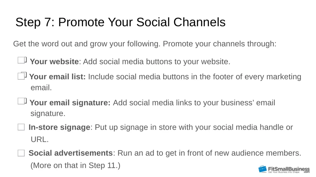 Social Media Marketing Strategy Template 11 Steps - slide 11 of 16