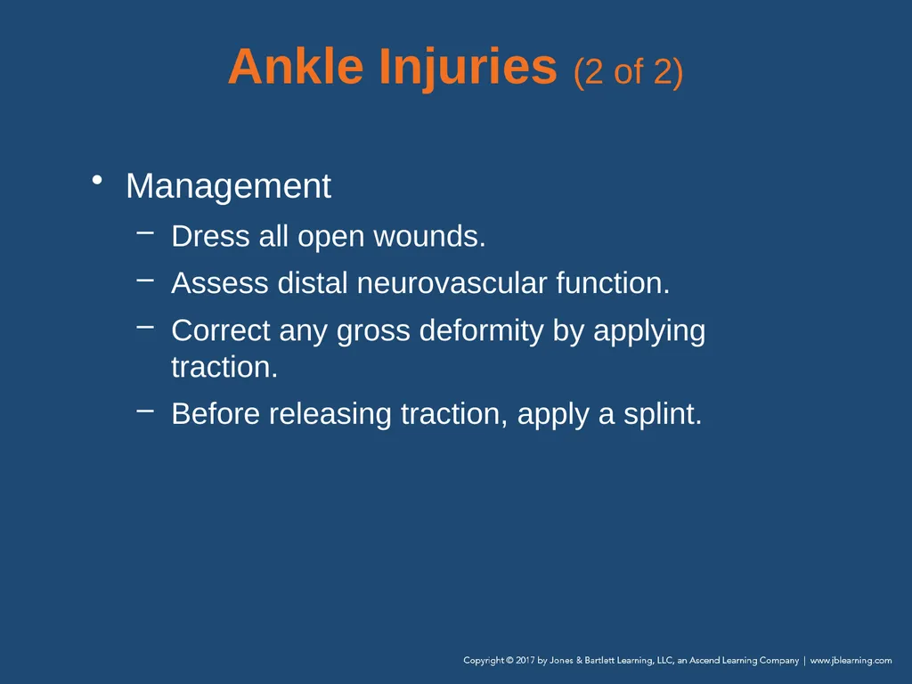 Chapter 31 Orthopaedic Injuries National EMS - slide 104 of 152
