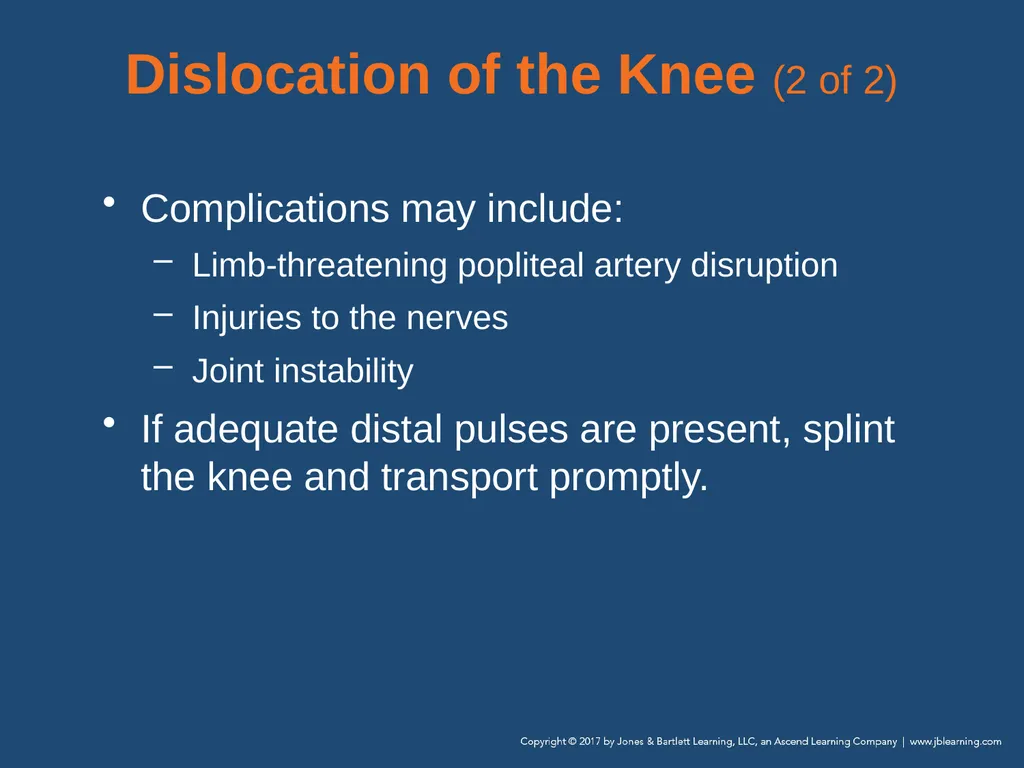 Chapter 31 Orthopaedic Injuries National EMS - slide 98 of 152