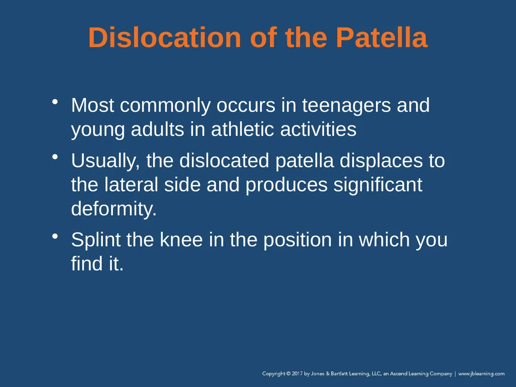 Chapter 31 Orthopaedic Injuries National EMS - slide 101 of 152