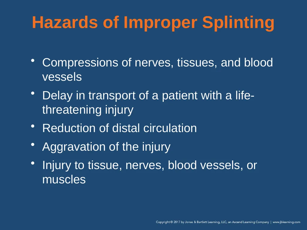Chapter 31 Orthopaedic Injuries National EMS - slide 71 of 152