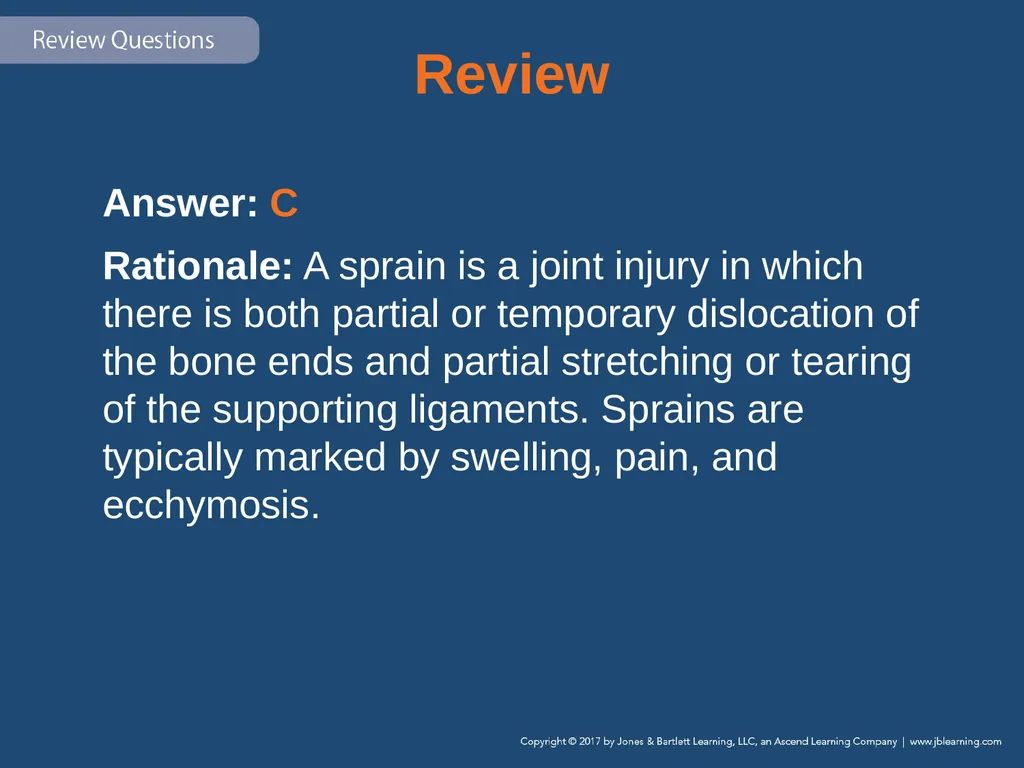 Chapter 31 Orthopaedic Injuries National EMS - slide 119 of 152