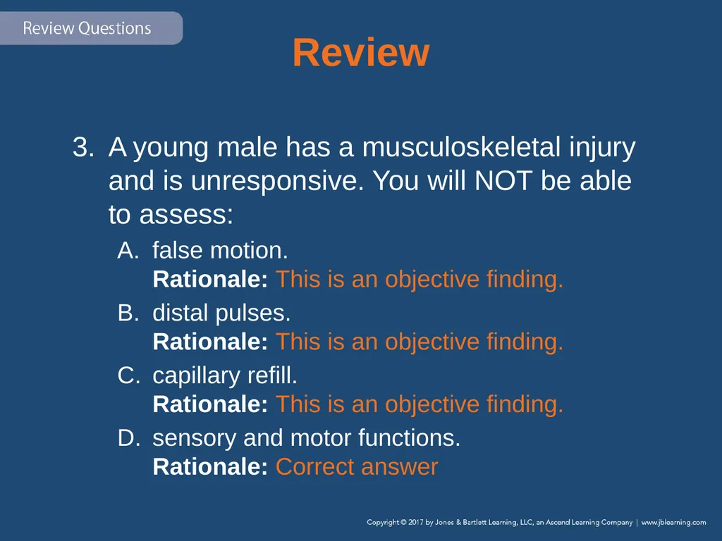 Chapter 31 Orthopaedic Injuries National EMS - slide 124 of 152
