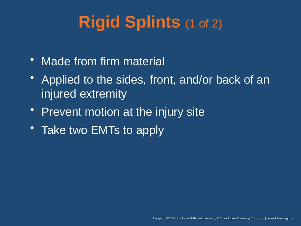 Chapter 31 Orthopaedic Injuries National EMS - slide 63 of 152
