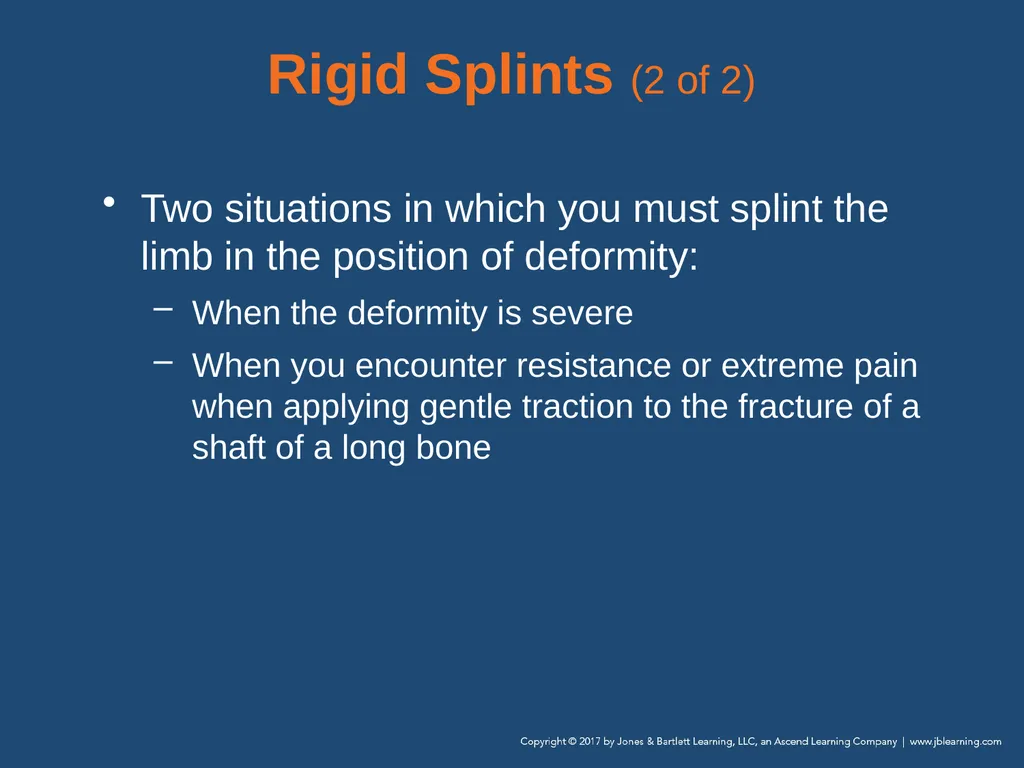 Chapter 31 Orthopaedic Injuries National EMS - slide 64 of 152