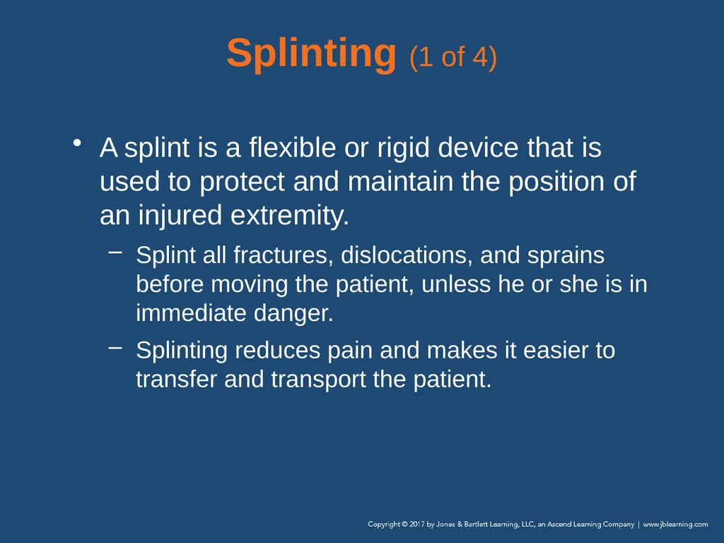 Chapter 31 Orthopaedic Injuries National EMS - slide 59 of 152
