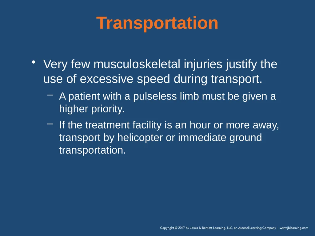 Chapter 31 Orthopaedic Injuries National EMS - slide 72 of 152