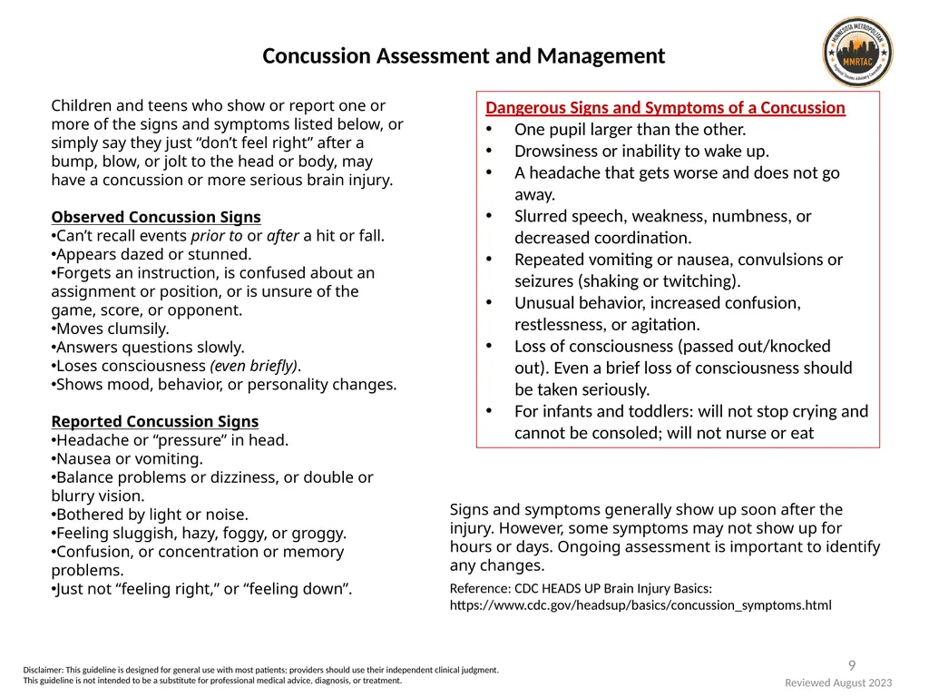 Pediatric Trauma Resources: Head and Neck 1 - slide 9 of 16