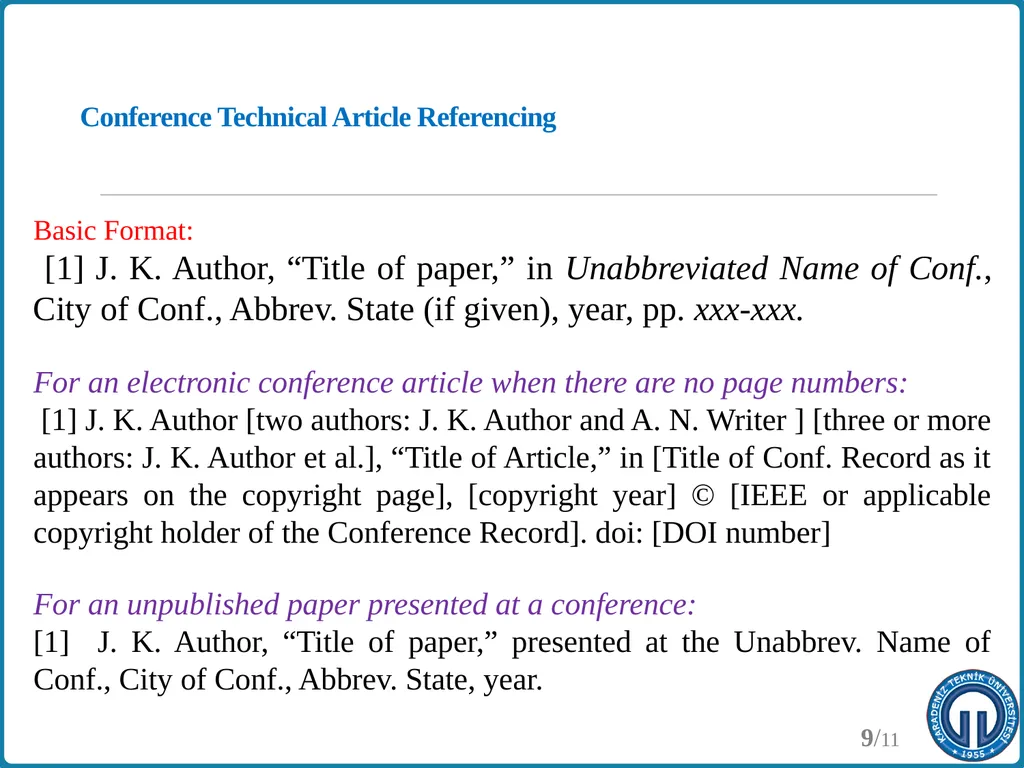 Writing Technical Reports Yrd. Doç. Dr. YUSUF - slide 9 of 19