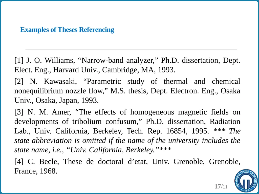 Writing Technical Reports Yrd. Doç. Dr. YUSUF - slide 17 of 19
