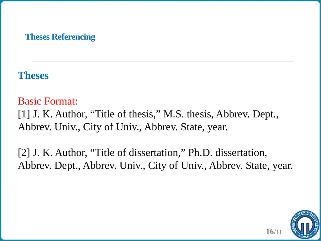 Writing Technical Reports Yrd. Doç. Dr. YUSUF - slide 16 of 19