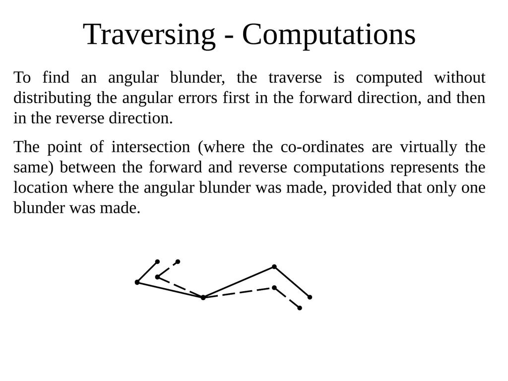 TRAVERSING Computations Traversing - Computations - slide 28 of 31