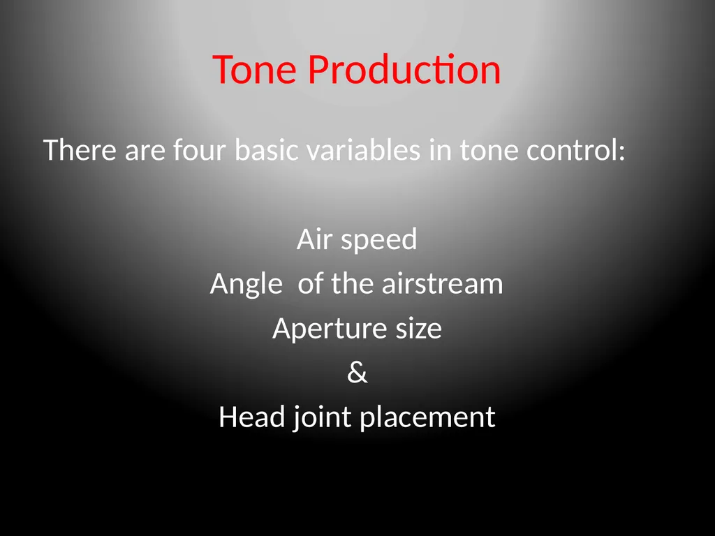 A Few Flute FYIs: A Slide Show Cylindrical bore - slide 6 of 6