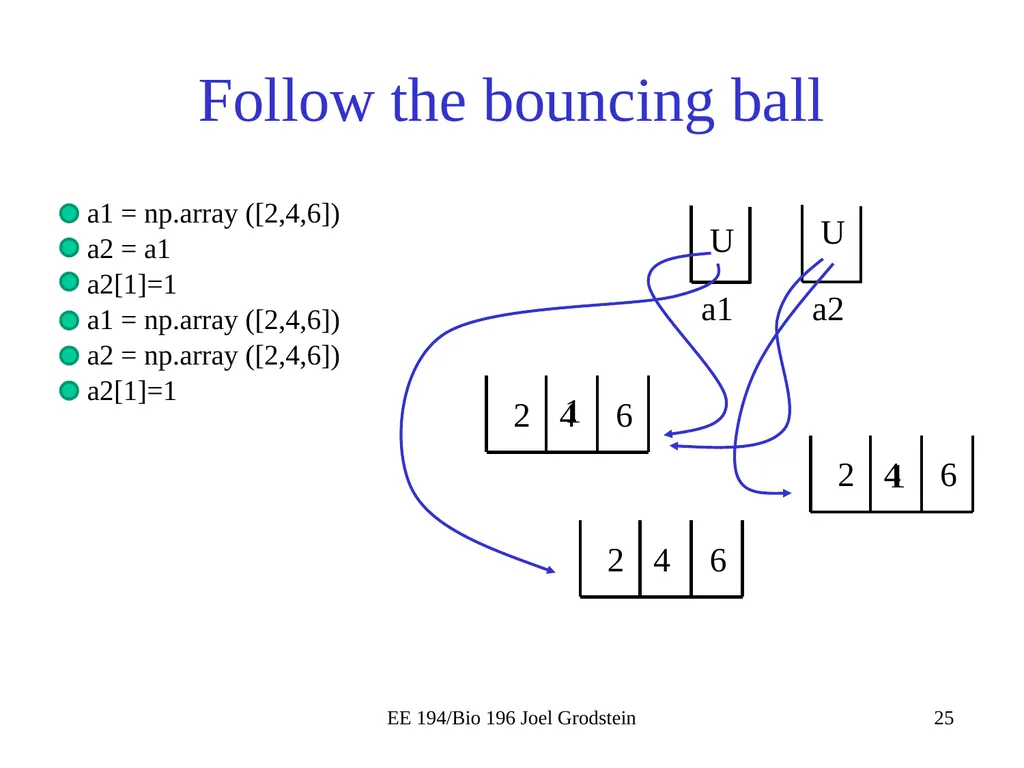 EE 194/BIO 196: Modeling,simulating and optimizing - slide 25 of 38