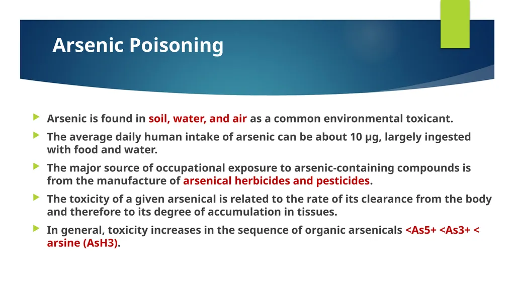 Principles of Toxicology All substances are - slide 72 of 107