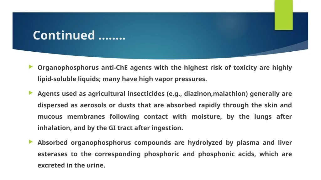 Principles of Toxicology All substances are - slide 94 of 107
