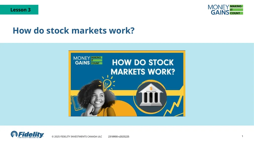 How do stock markets work? 1 Review: What is a - slide 1 of 16