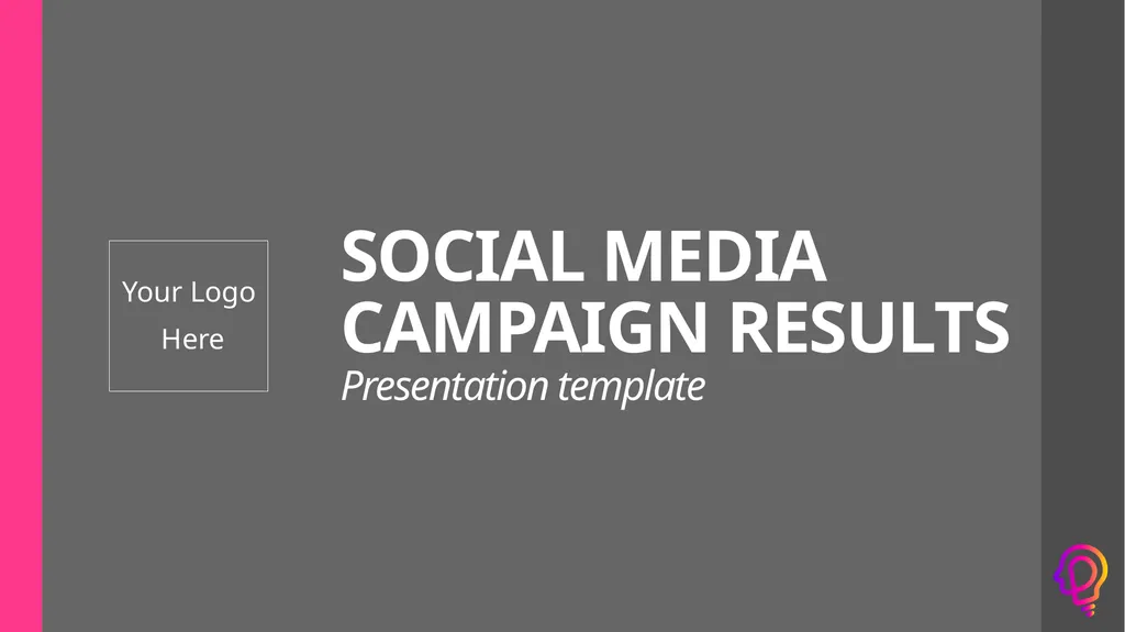 SOCIAL MEDIA CAMPAIGN RESULTS Presentation - slide 1 of 23