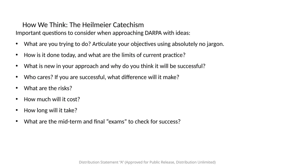 Defense Advanced Research Projects Agency Vincent - slide 10 of 14