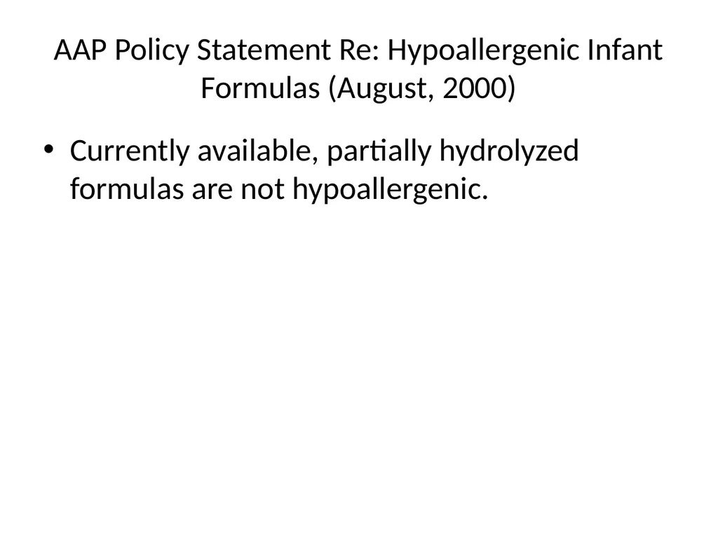 Infant Feeding: Human Milk and Formula Infant - slide 77 of 95
