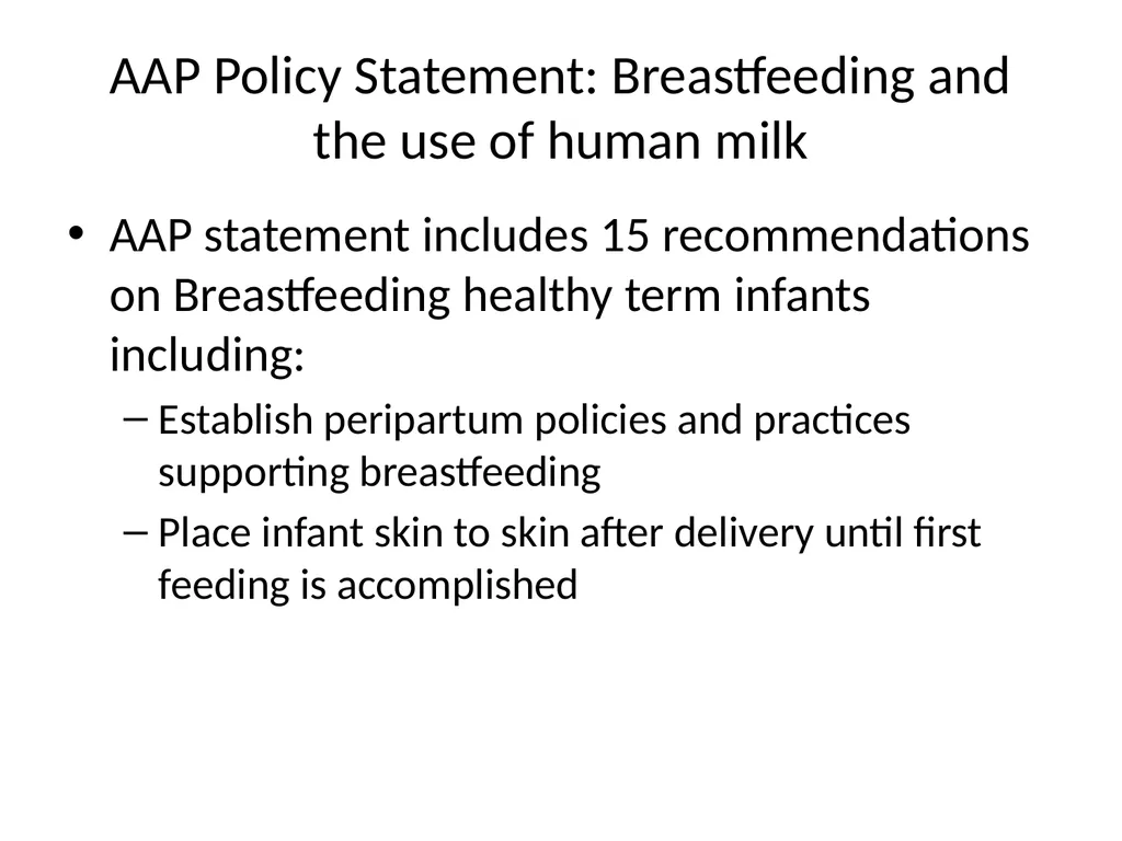 Infant Feeding: Human Milk and Formula Infant - slide 43 of 95