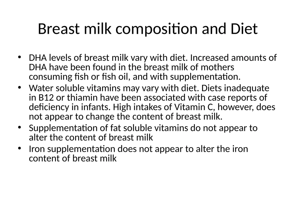 Infant Feeding: Human Milk and Formula Infant - slide 32 of 95
