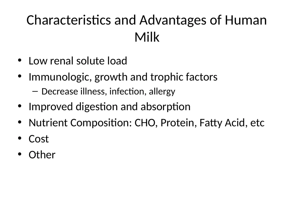 Infant Feeding: Human Milk and Formula Infant - slide 21 of 95