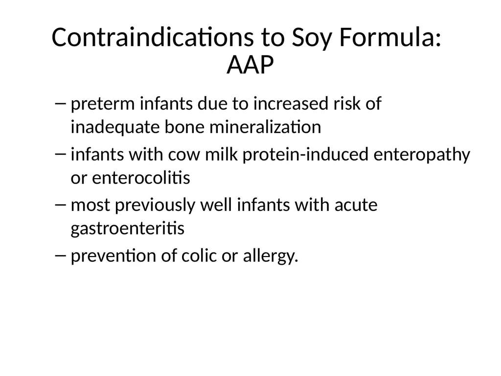 Infant Feeding: Human Milk and Formula Infant - slide 72 of 95
