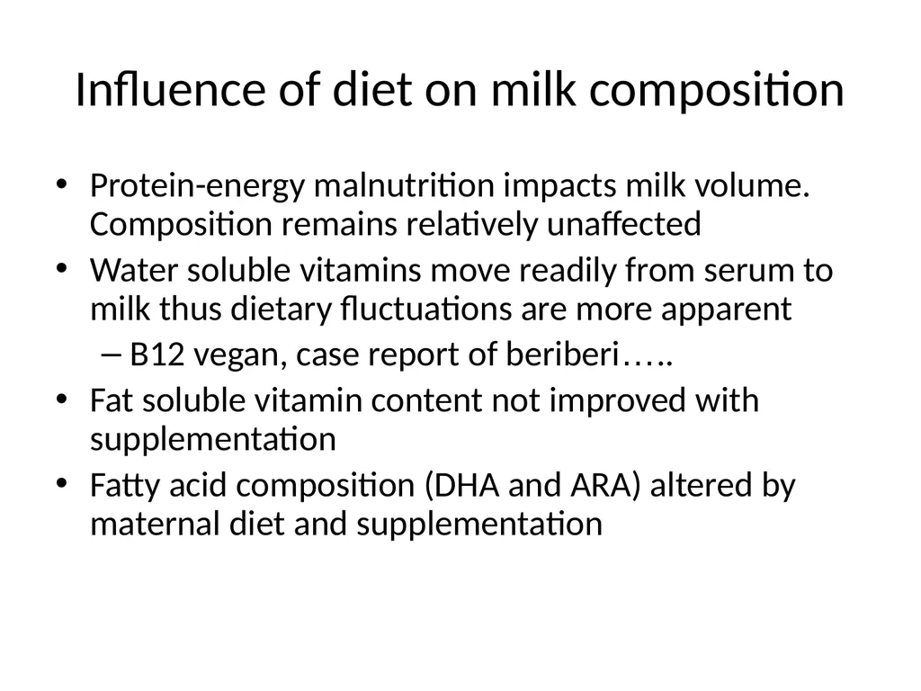 Infant Feeding: Human Milk and Formula Infant - slide 33 of 95