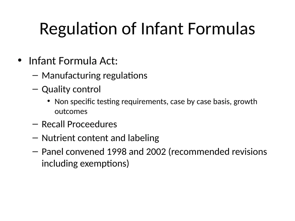 Infant Feeding: Human Milk and Formula Infant - slide 87 of 95