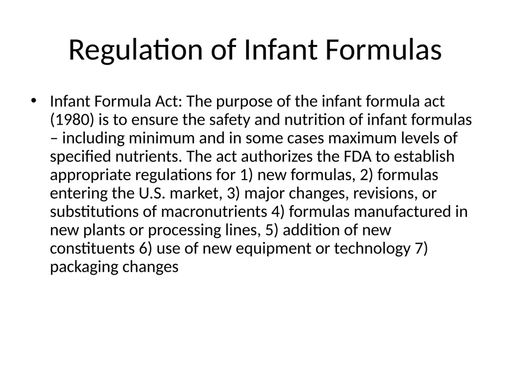 Infant Feeding: Human Milk and Formula Infant - slide 88 of 95