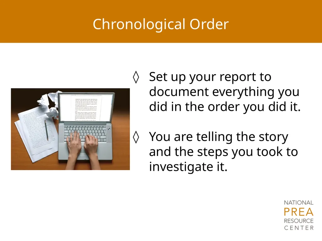 MODULE 8 Report Writing Notice of Federal Funding - slide 13 of 30