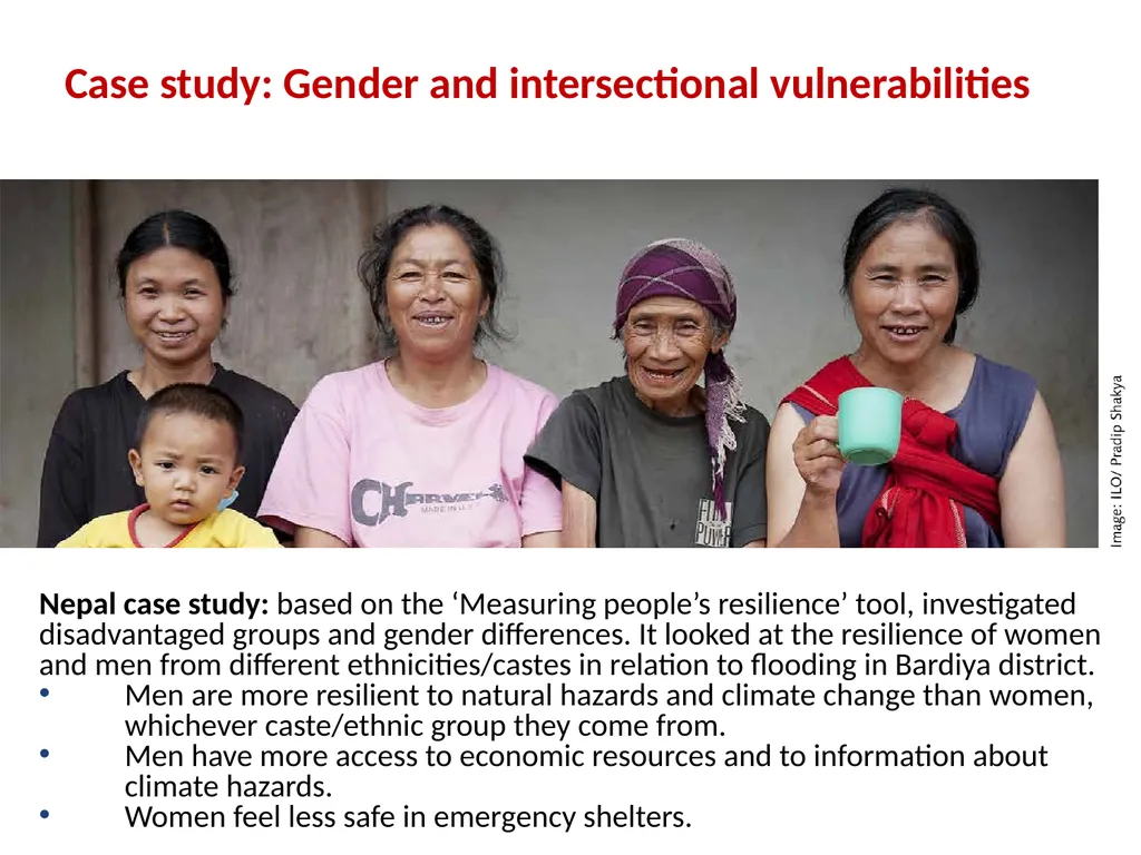 Gender and social inclusion Assessing people’s - slide 27 of 30
