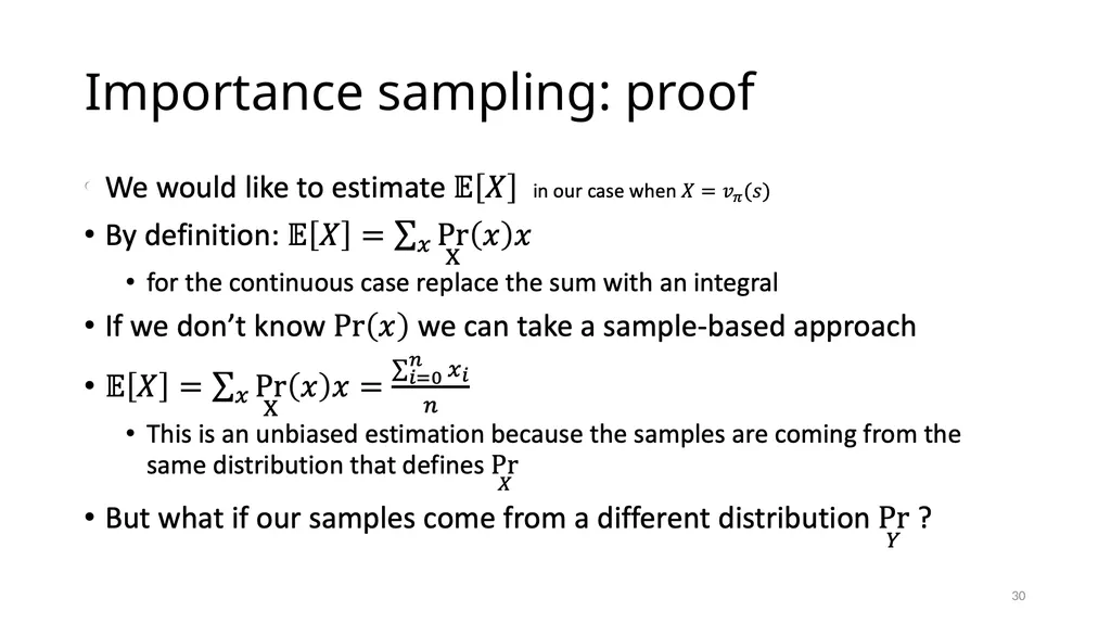 CSCE-642 Reinforcement Learning Chapter 5: Monte - slide 30 of 74
