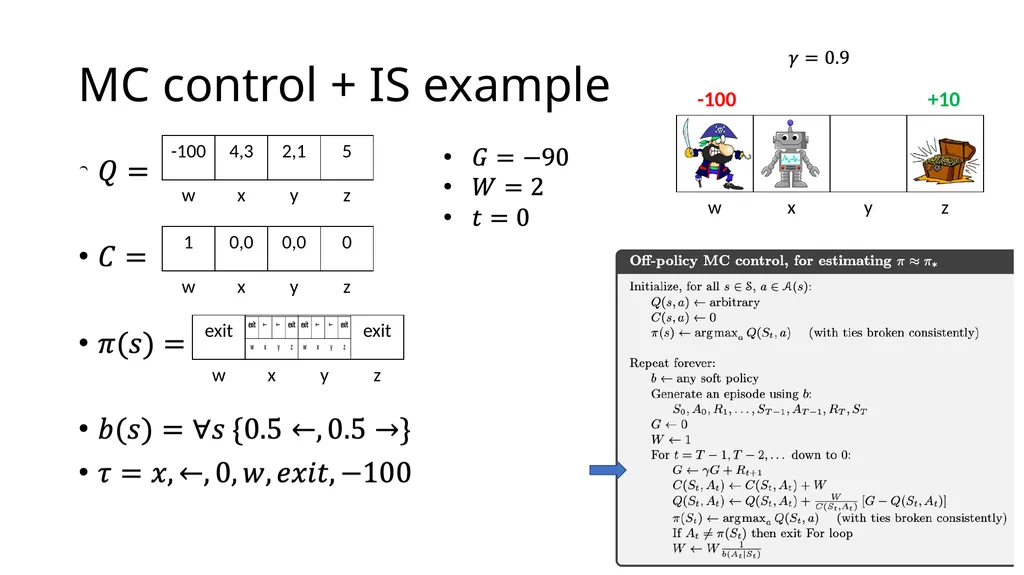 CSCE-642 Reinforcement Learning Chapter 5: Monte - slide 52 of 74