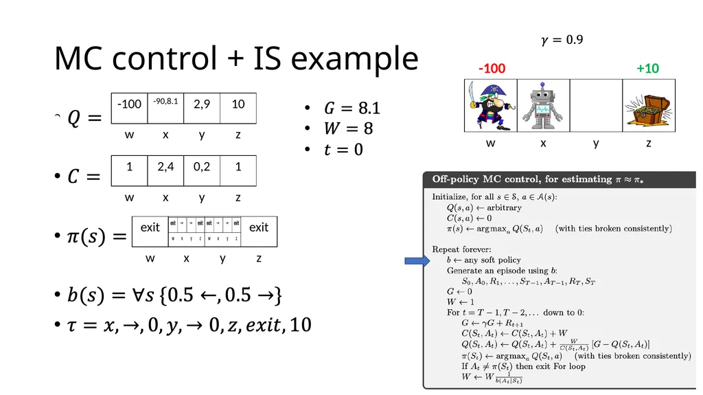 CSCE-642 Reinforcement Learning Chapter 5: Monte - slide 72 of 74