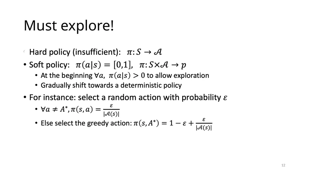CSCE-642 Reinforcement Learning Chapter 5: Monte - slide 12 of 74