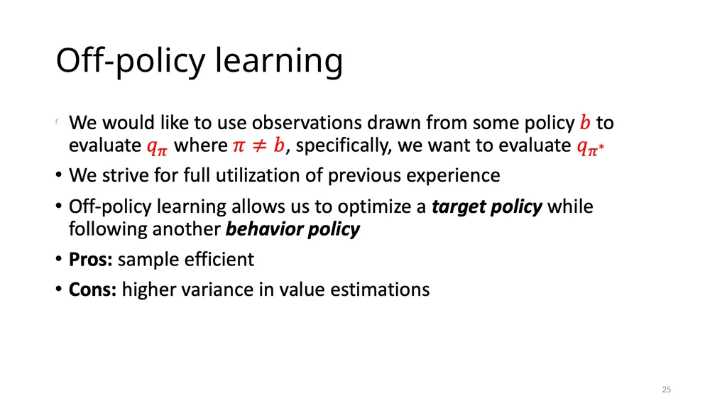CSCE-642 Reinforcement Learning Chapter 5: Monte - slide 25 of 74