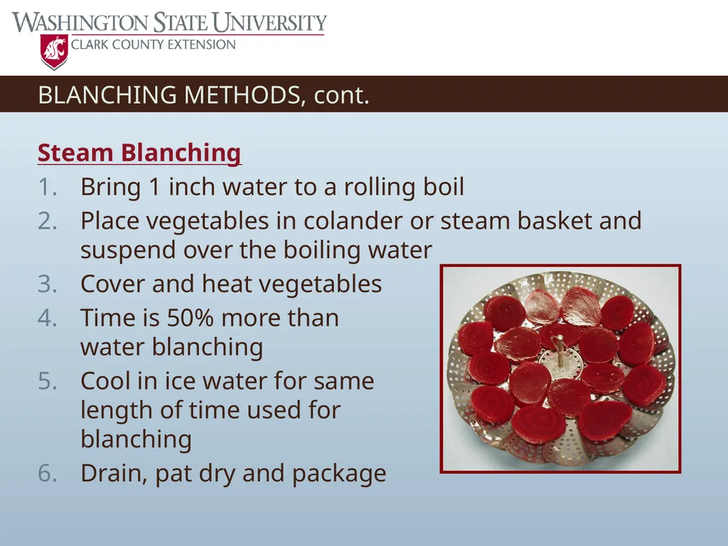 Basic Practices of Freezing Food Washington State - slide 35 of 52
