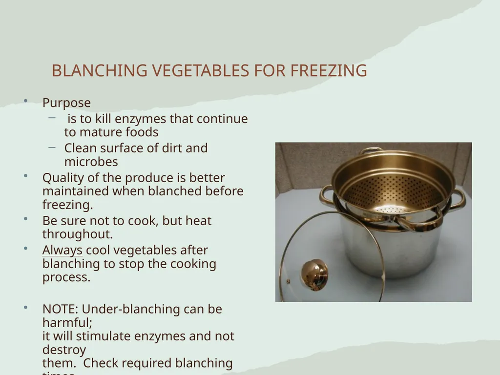 Basic Practices of Freezing Food Washington State - slide 33 of 52