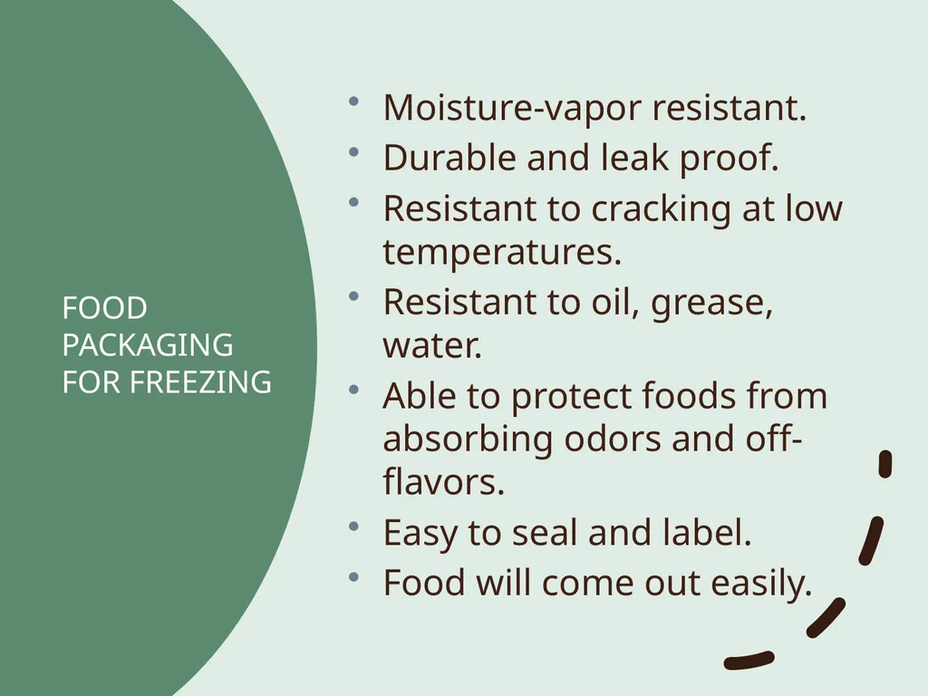 Basic Practices of Freezing Food Washington State - slide 17 of 52