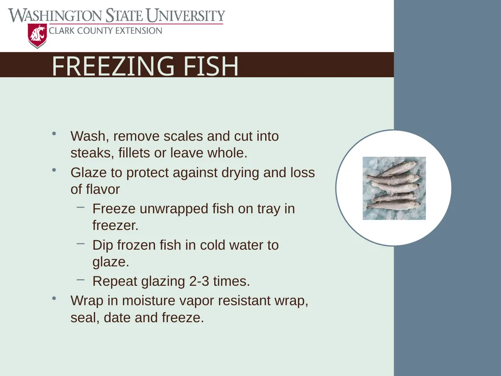 Basic Practices of Freezing Food Washington State - slide 43 of 52