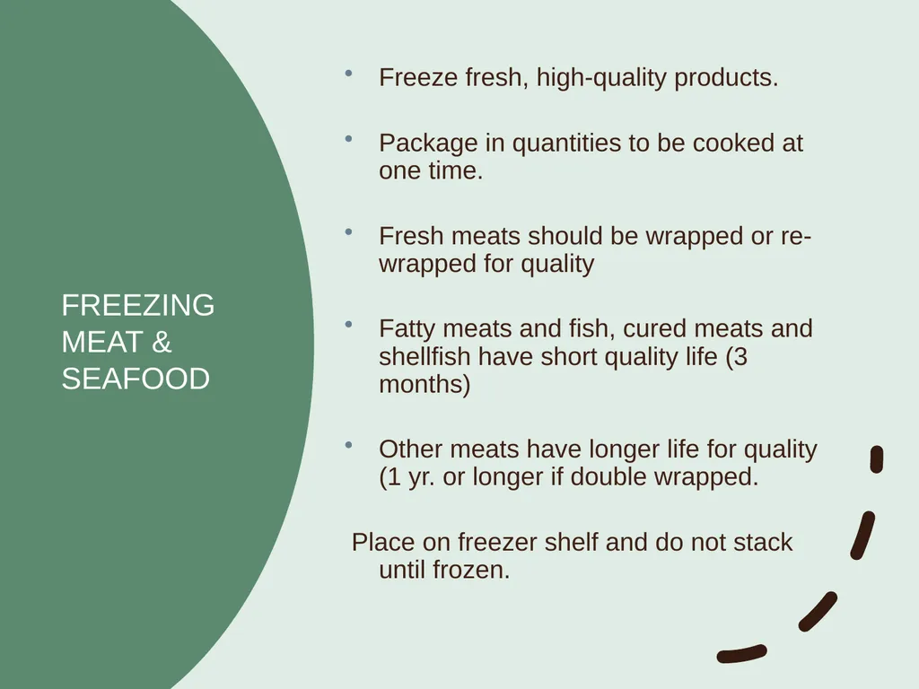 Basic Practices of Freezing Food Washington State - slide 40 of 52