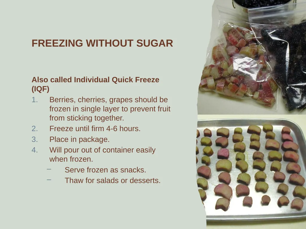 Basic Practices of Freezing Food Washington State - slide 26 of 52