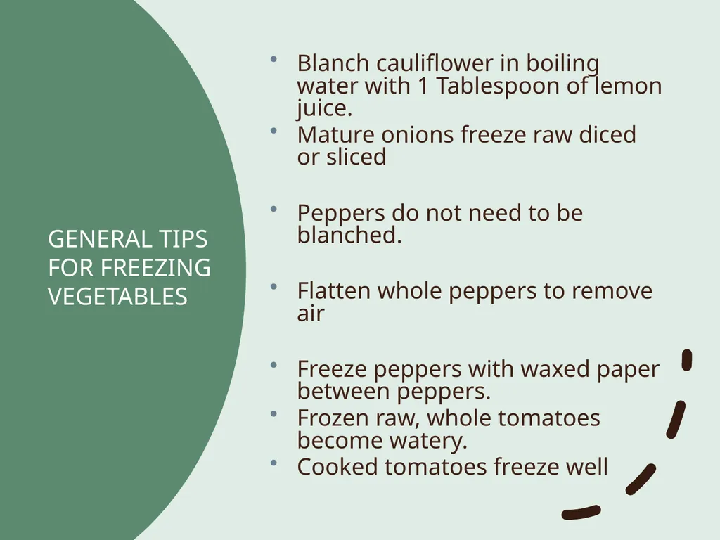 Basic Practices of Freezing Food Washington State - slide 39 of 52