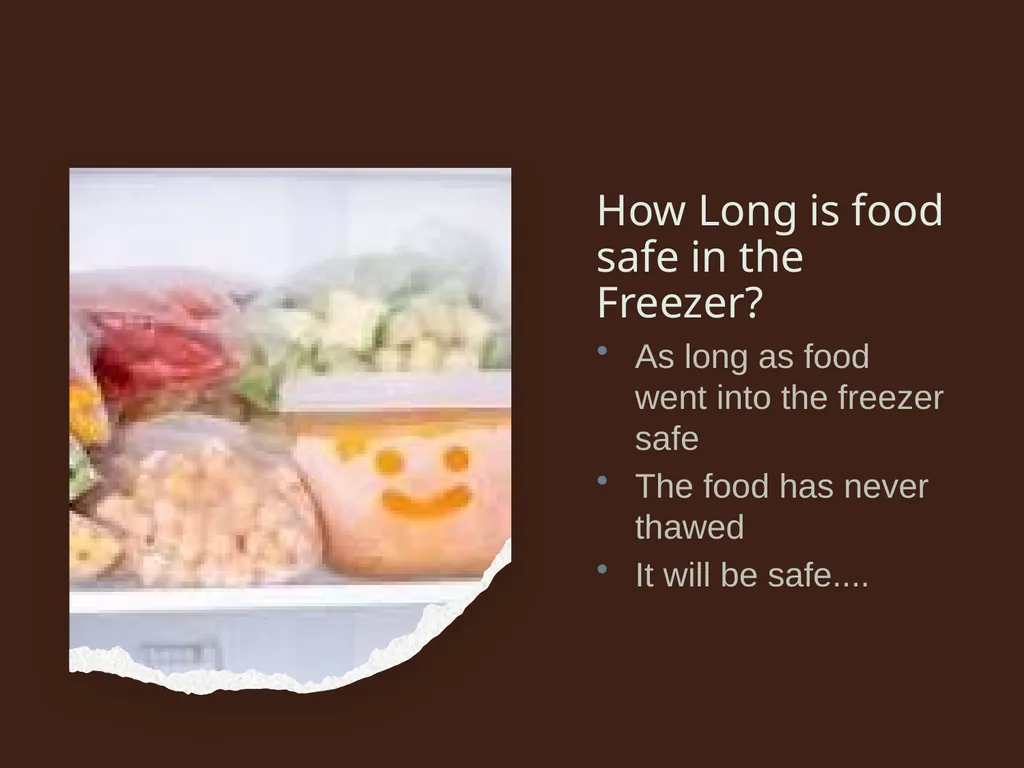 Basic Practices of Freezing Food Washington State - slide 8 of 52